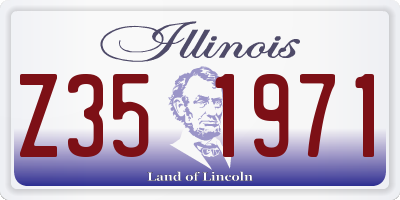 IL license plate Z351971