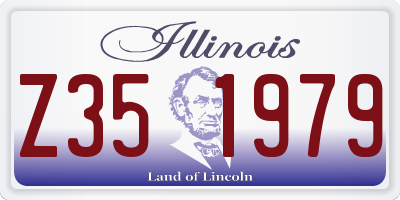 IL license plate Z351979