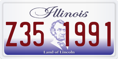 IL license plate Z351991