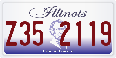 IL license plate Z352119