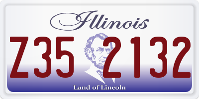 IL license plate Z352132