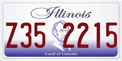 IL license plate Z352215