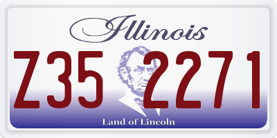 IL license plate Z352271