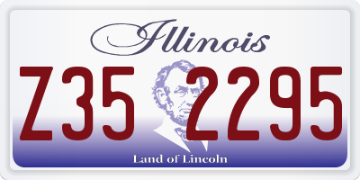 IL license plate Z352295