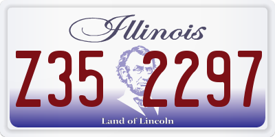 IL license plate Z352297