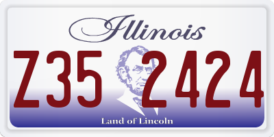 IL license plate Z352424