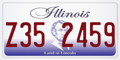 IL license plate Z352459