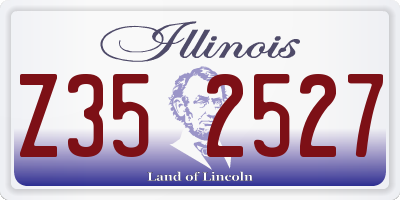 IL license plate Z352527