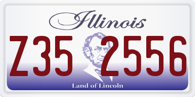 IL license plate Z352556
