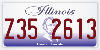 IL license plate Z352613