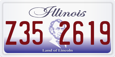 IL license plate Z352619