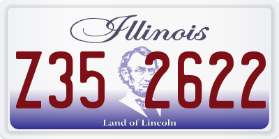 IL license plate Z352622