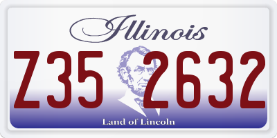 IL license plate Z352632