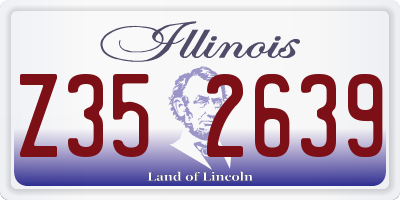 IL license plate Z352639