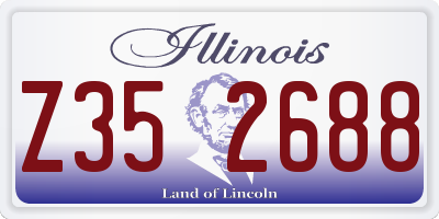 IL license plate Z352688