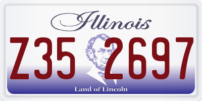IL license plate Z352697