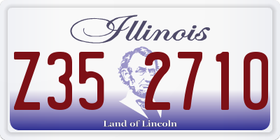 IL license plate Z352710