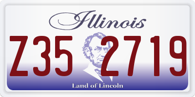 IL license plate Z352719