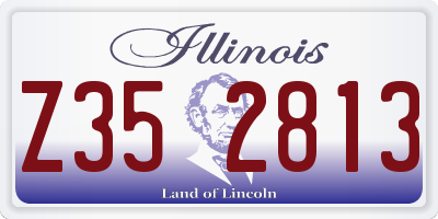IL license plate Z352813