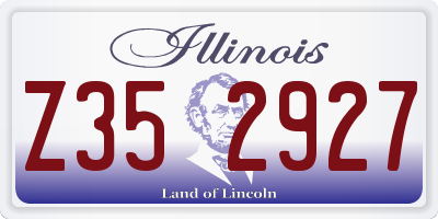 IL license plate Z352927