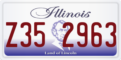 IL license plate Z352963