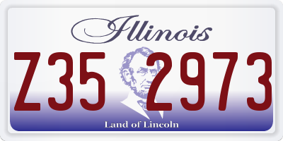 IL license plate Z352973