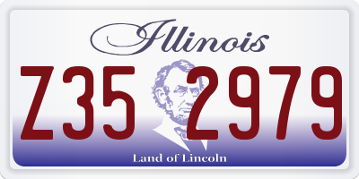 IL license plate Z352979