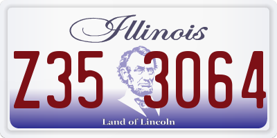 IL license plate Z353064