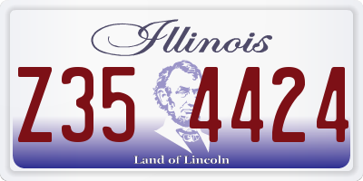 IL license plate Z354424