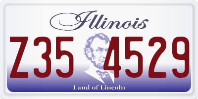 IL license plate Z354529