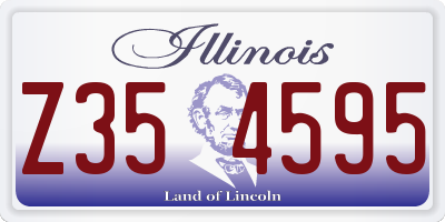 IL license plate Z354595