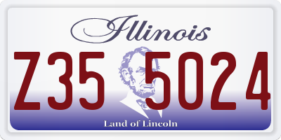 IL license plate Z355024
