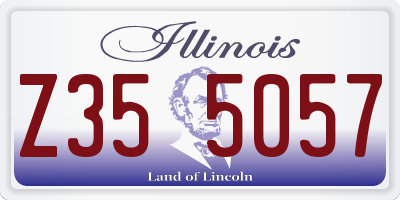 IL license plate Z355057