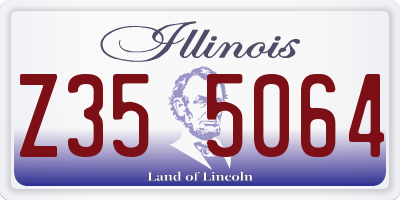 IL license plate Z355064