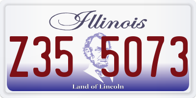 IL license plate Z355073