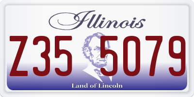 IL license plate Z355079