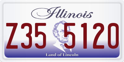 IL license plate Z355120