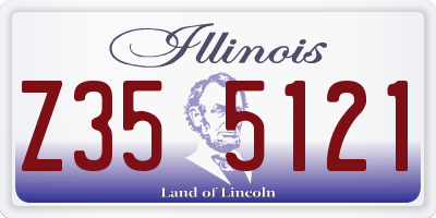 IL license plate Z355121