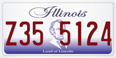 IL license plate Z355124