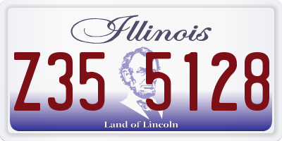 IL license plate Z355128