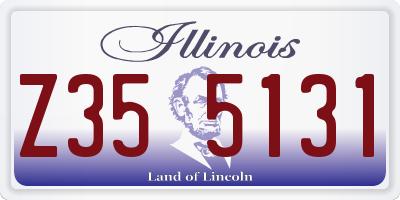 IL license plate Z355131