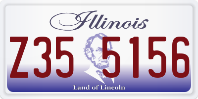 IL license plate Z355156