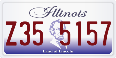 IL license plate Z355157