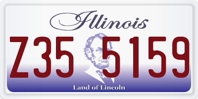 IL license plate Z355159