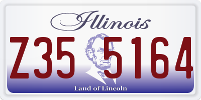 IL license plate Z355164