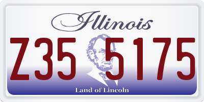 IL license plate Z355175