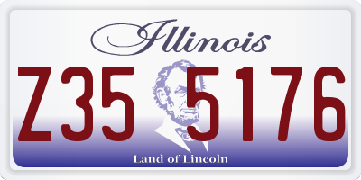IL license plate Z355176