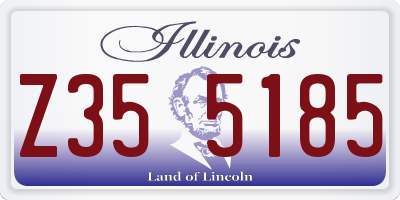 IL license plate Z355185