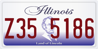 IL license plate Z355186