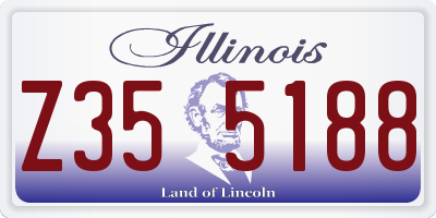 IL license plate Z355188